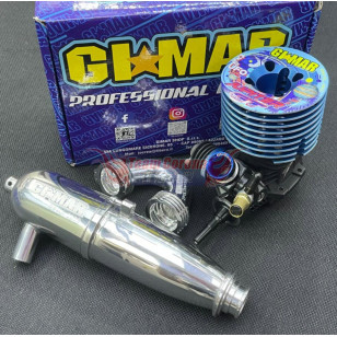 GIMAR Jupiter 2025 World Champion 5-ports .21 GT engine with 2209 pipe set